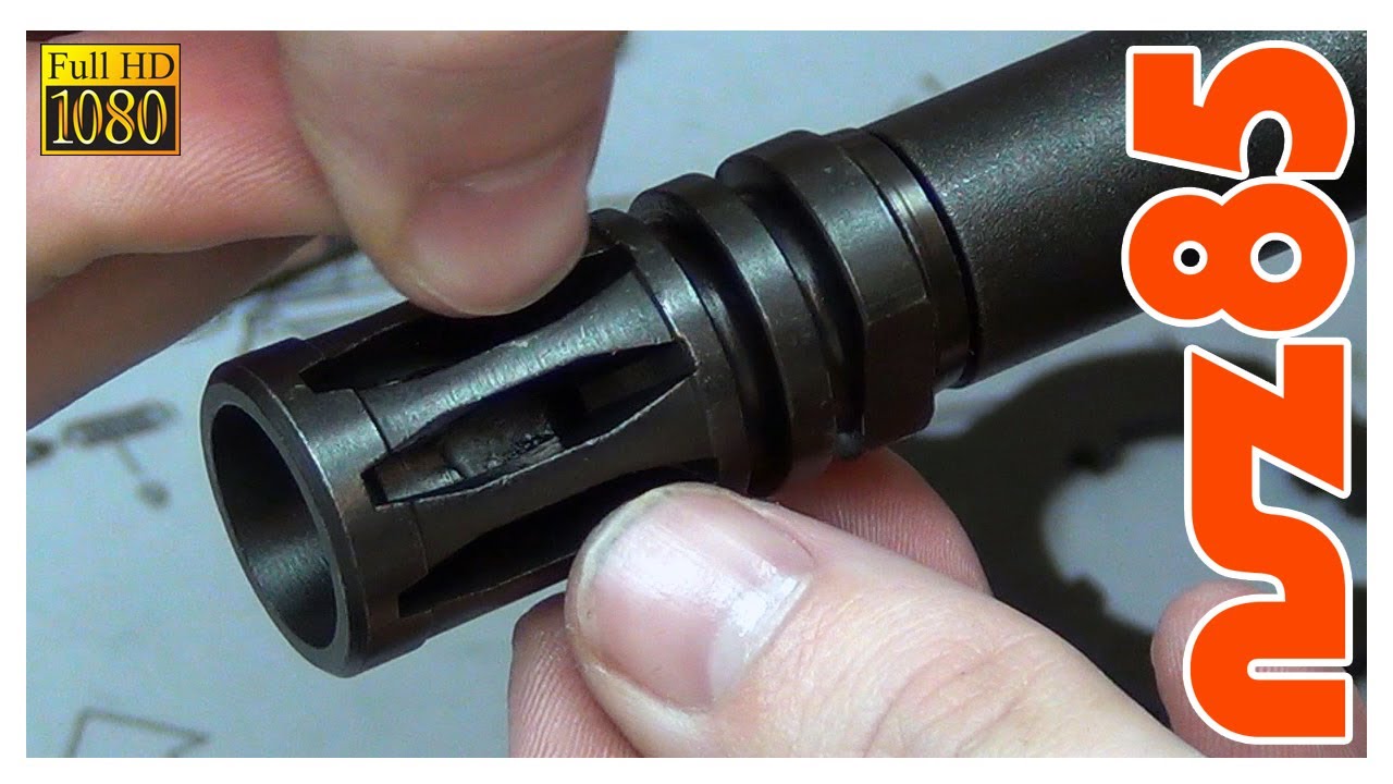 AR-15 — Как установить дульное устройство