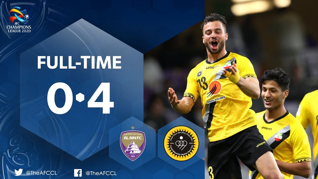 #ACL2020 : AL AIN FC (UAE) 0-4 SEPAHAN FC (IRN) : Highlights