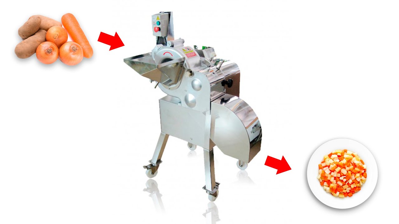 MAQUINA PARA CORTAR PICAR EM CUBOS VEGETAIS LEGUMES INDUSTRIAL