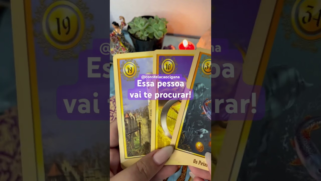 Essa pessoa vai te procurar! ✨ #tarot #tarodehoje #povocigano #cigana #espiritualidade