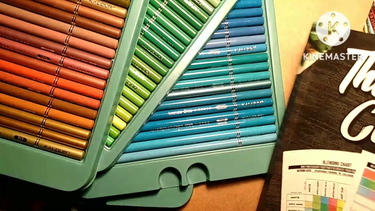 FAIR AND HONEST REVIEW OF THE KALOUR 240 SET COLORED PENCILS!