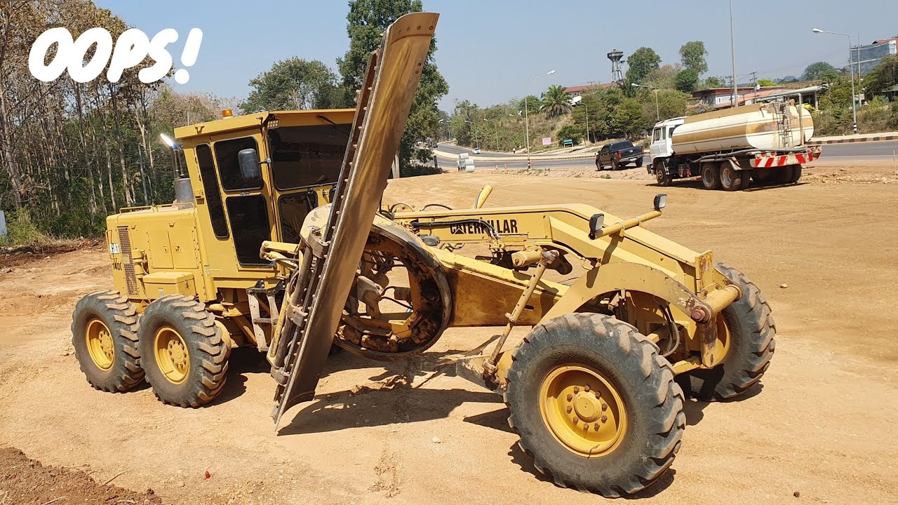 ตัดเกรดเนียนกริ๊บ 🔰🔰🔰 รถเกรดเดอร์ CAT 140G พลังแรงสุดๆ เปลี่ยนท่อใหม่เสียงหวานเจี๊ยบ 👍👍👍