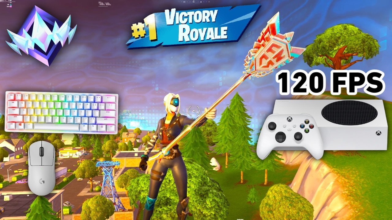 Fortnite Unreal Ranked Reload On Xbox Series S | Keyboard & Mouse Gameplay | 120 FPS | 4K
