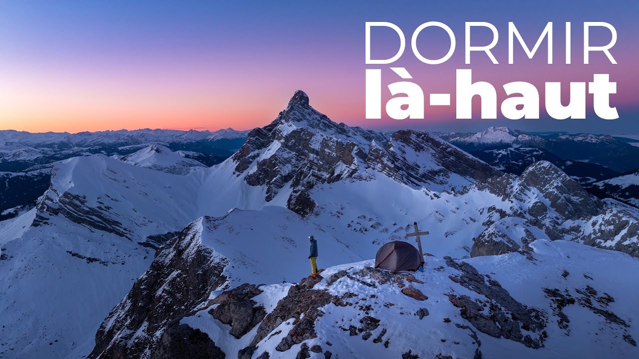 Bivouac en solo au sommet des Alpes - Aventure cinématique au cœur de l’hiver