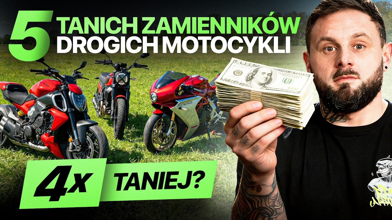 TOP 5 TANICH MOTOCYKLI, KT&Oacute;RE WYGLĄDAJĄ JAK ZNANE I DROGIE MASZYNY!