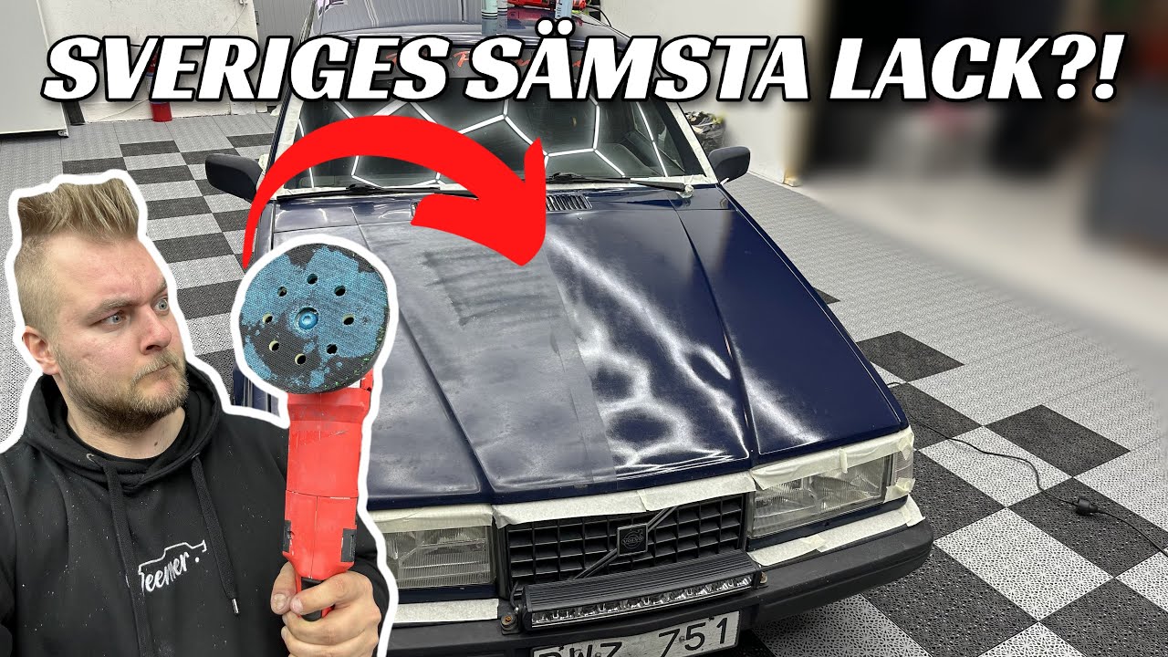 FÖRSÖKER POLERA SVERIGES SÄMSTA VOLVO 940 - [VLOGG #577]