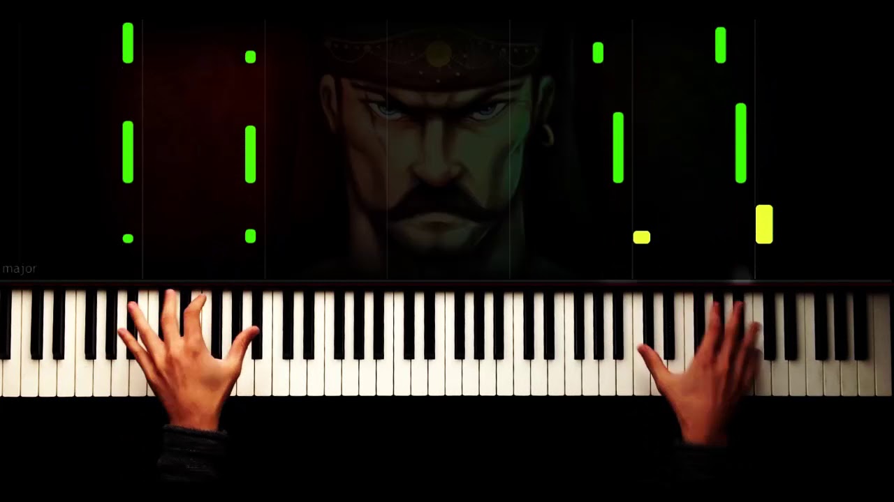 Hücum Marşı - Hard - Piano Tutorial by VN