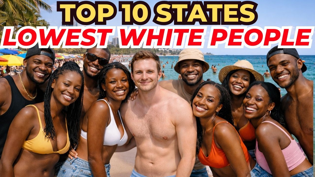 Why Fewer WHITE AMERICANS Are Living in These 10 States