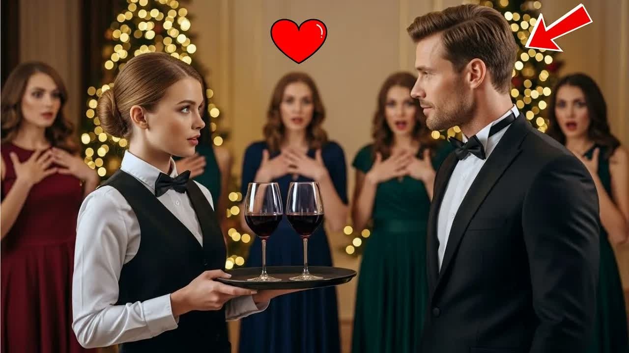 Alla Festa Di Natale,Le Donne Ricche Desideravano Il Milionario Vedovo… Ma Lui Guardava La Camer