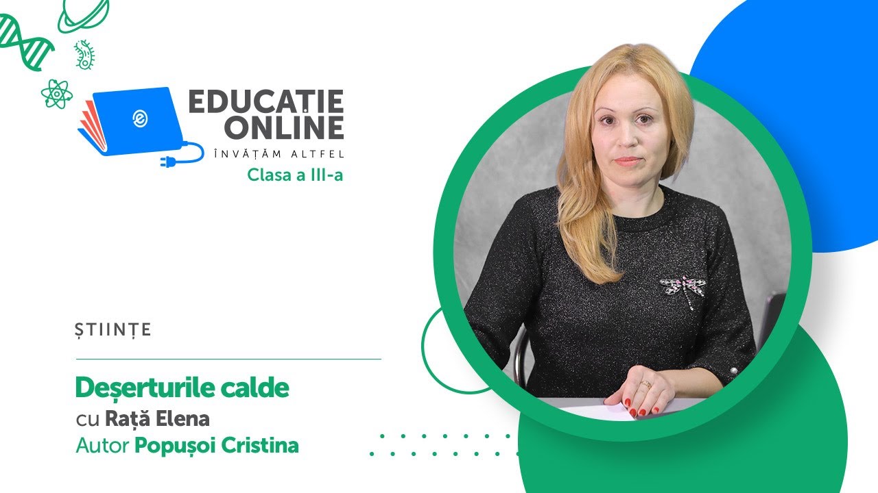 Științe, Clasa a III-a, Deșerturile calde