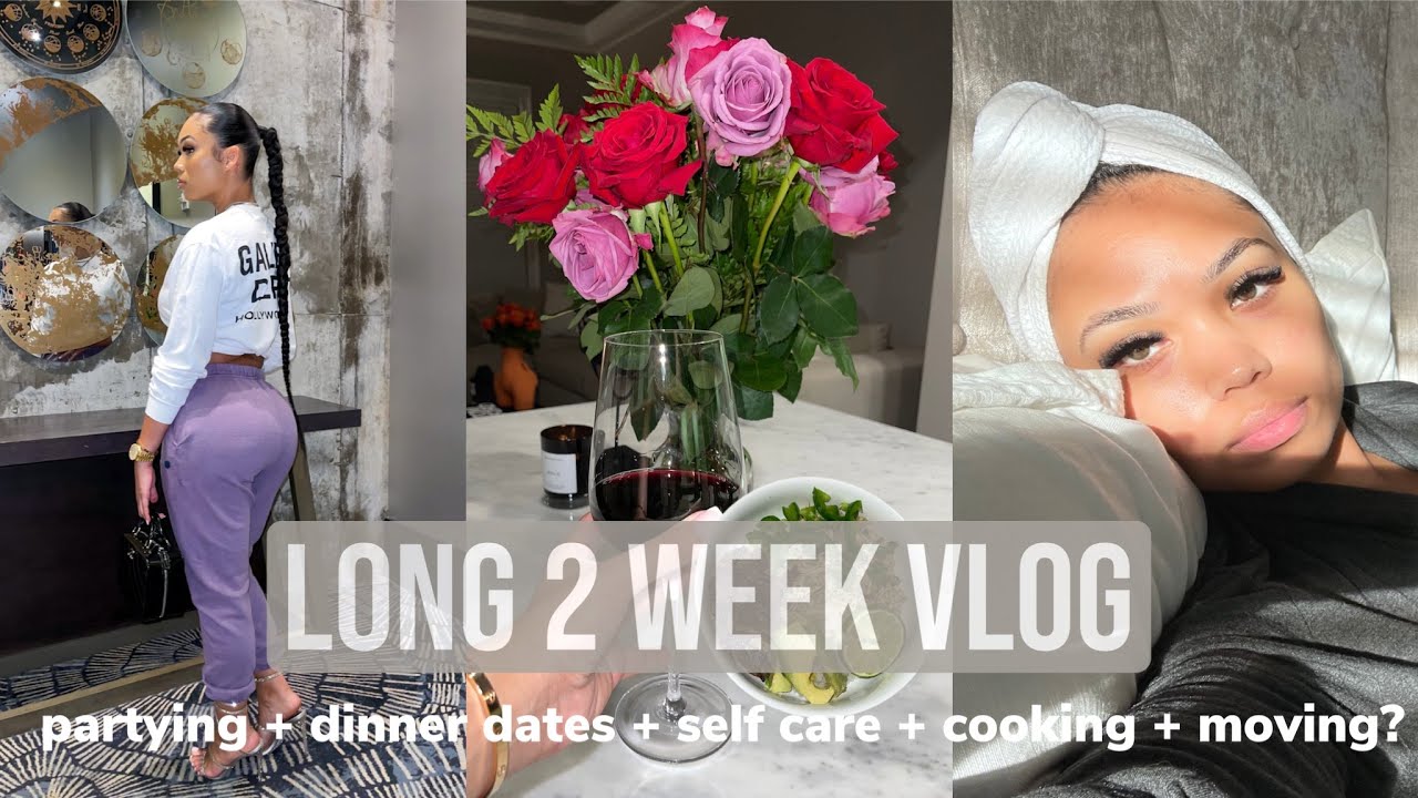 2 WEEK VLOG | PARTYING+MOVING?+EXPLICIT GAME NIGHT+COOK W/ME+DINNER DATES+SELF CARE| Briana Monique'