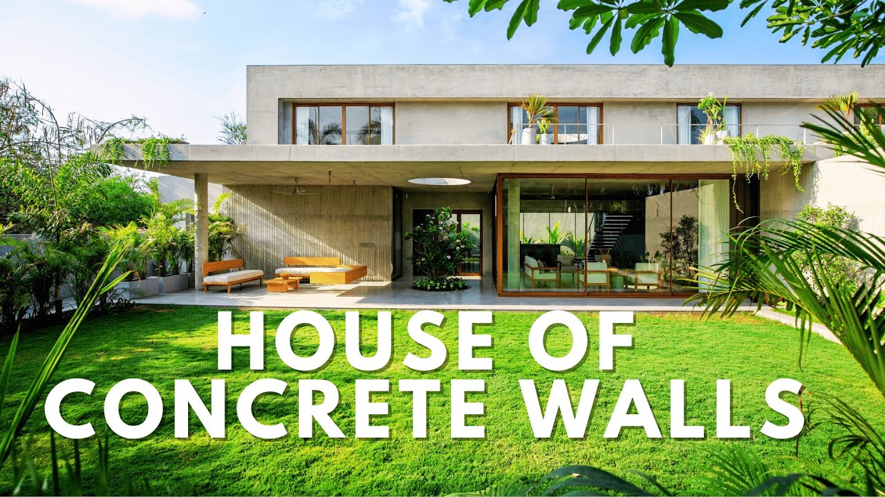 House of Concrete Walls | Modern Reinterpretation of the Traditional Home