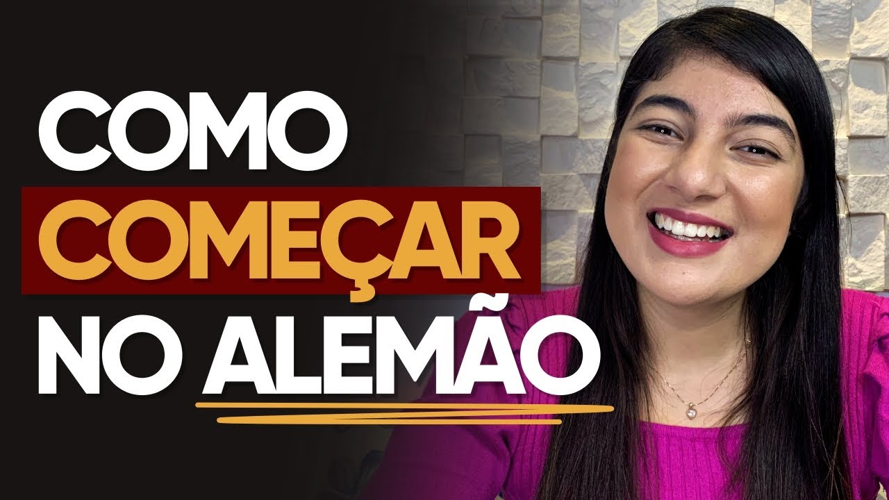 COMO COME&Ccedil;AR A ESTUDAR ALEM&Atilde;O