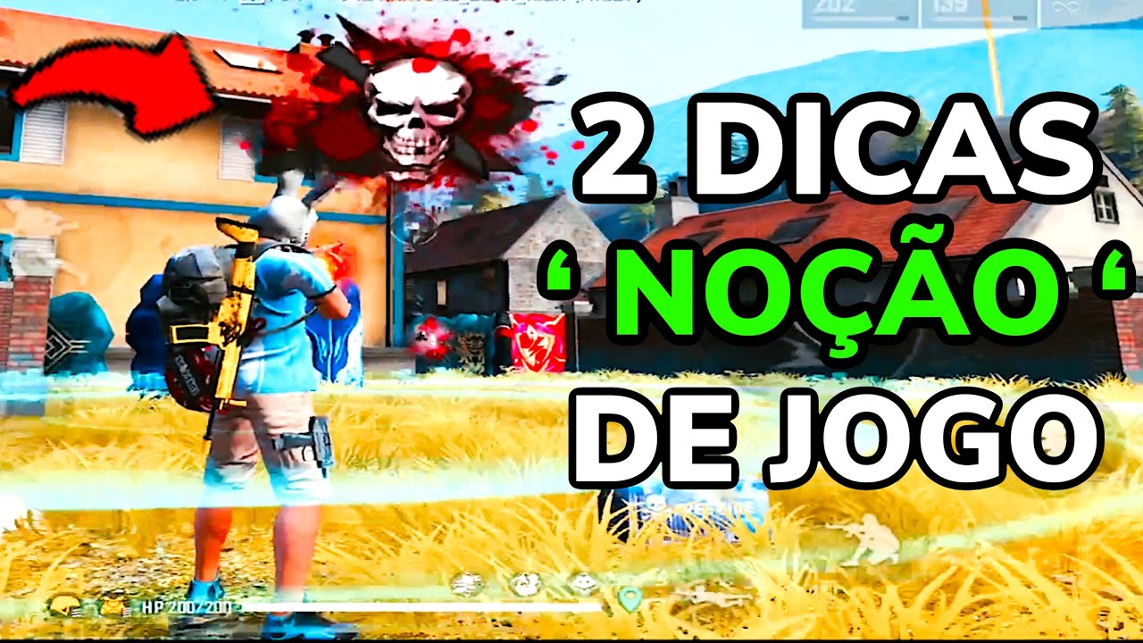 2 DICAS PRA EVOLUIR SUA NOÇÃO DE JOGO RÁPIDA NO FREE FIRE!