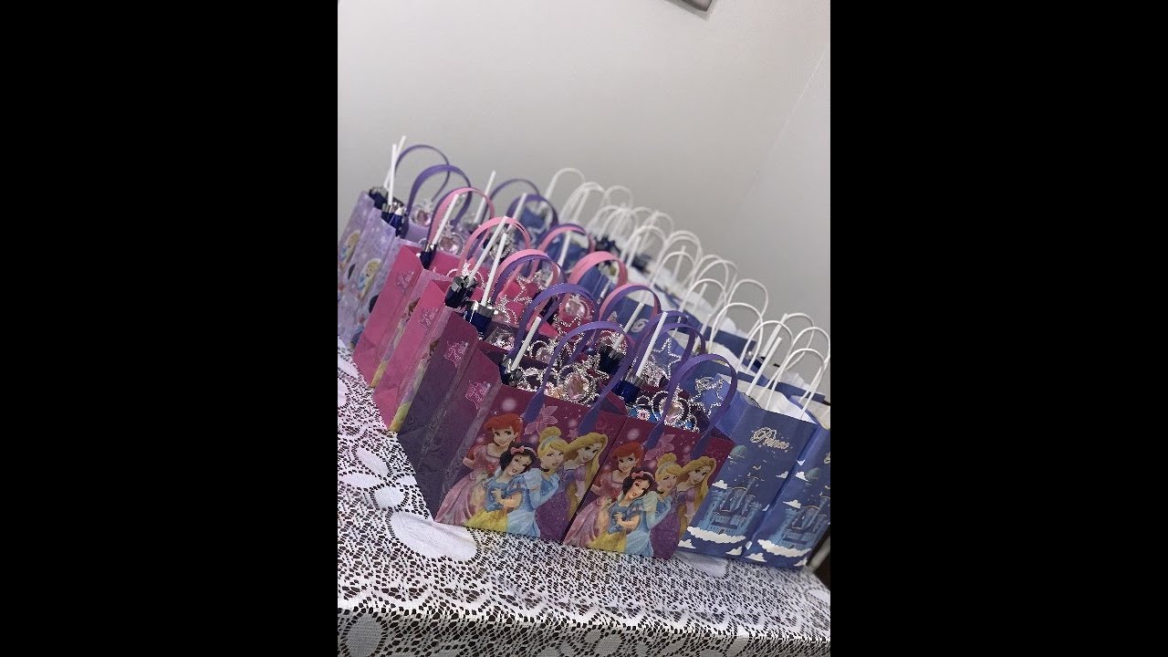 Disney Princess Party Favor Goodie Gift Bag - 6
