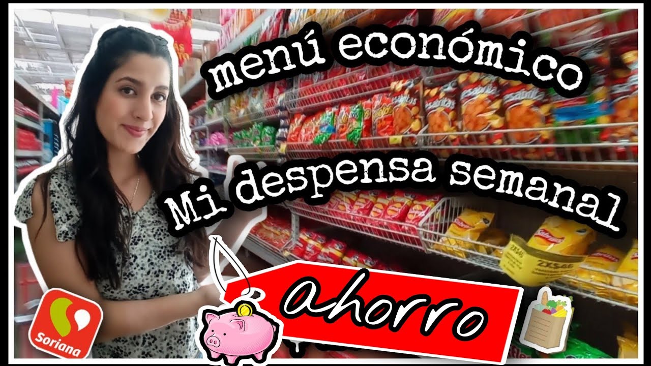 Mi despensa semanal 🍅 Menú económico | Ale García ✨