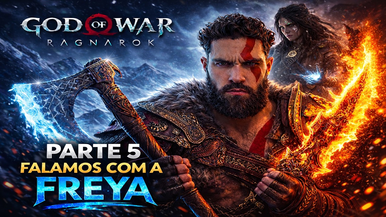 God Of War Ragnarok - Falamos com a Freya #5 (LIVE) #gameplay #modohistoria #luczerra