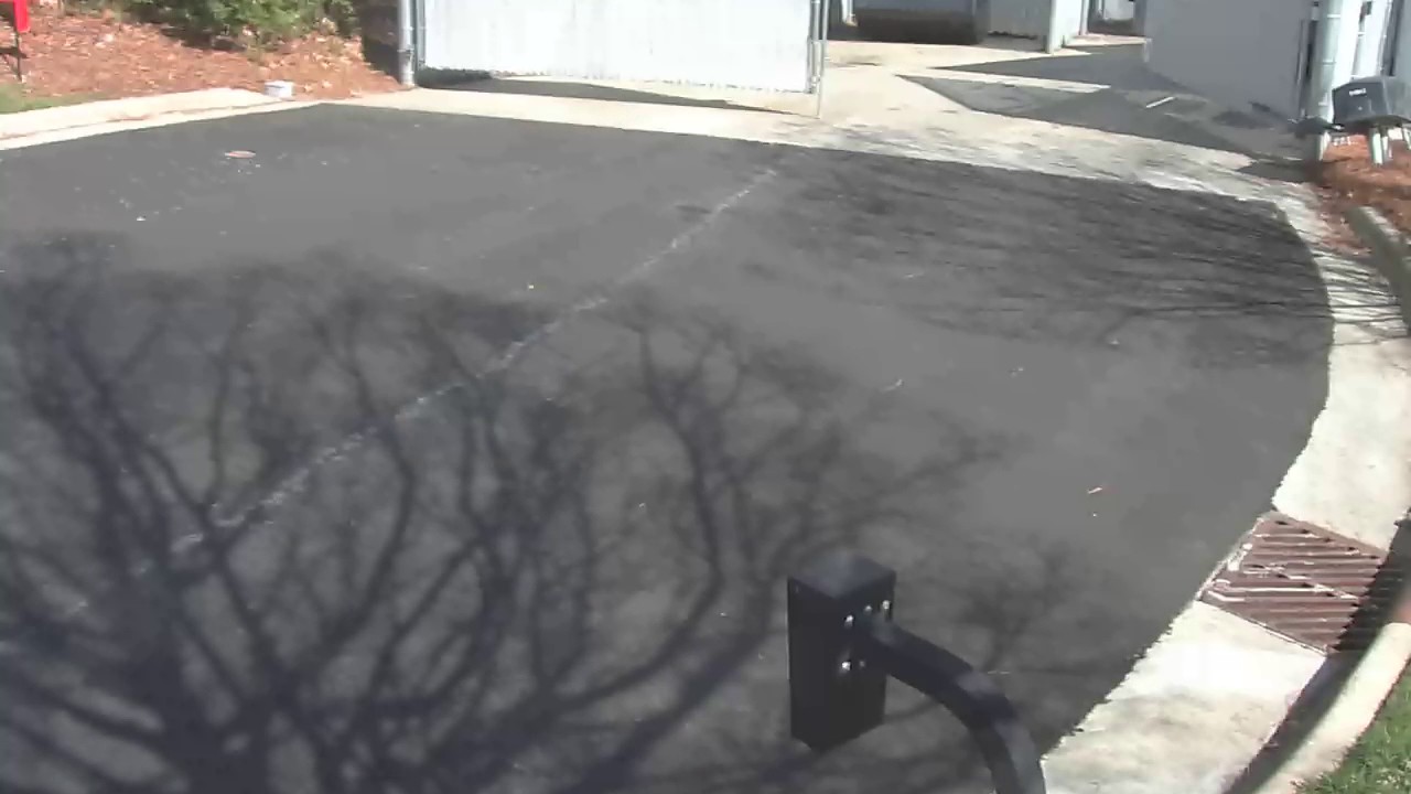 Wind Damage to Security Gate Operator
