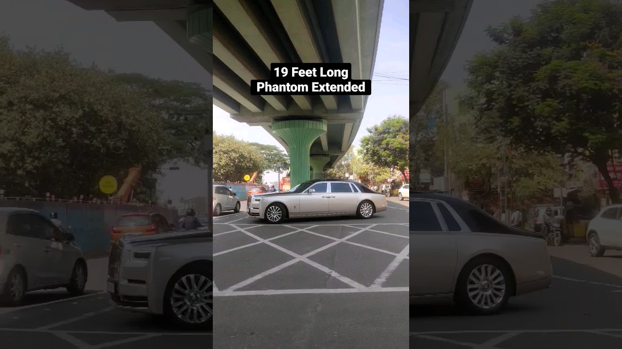 19 Feet Long Rolls Royce Phantom Extended Wheel Base #shorts Luxury cars in INDIA