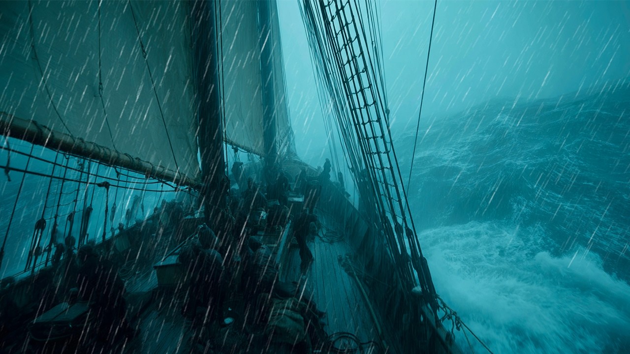 🌧️ Ocean Storm Healing: Rain, Thunder, and Waves to Calm Your Mind and Improve Sleep Quality