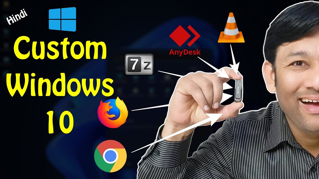 Create your own Windows 10 ISO image with preinstalled software's. @TechnoBaazi