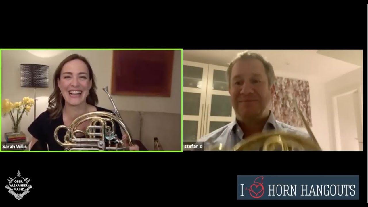 Live Horn Hangout in the Time of Corona - Episode 1 - Sarah and Stefan