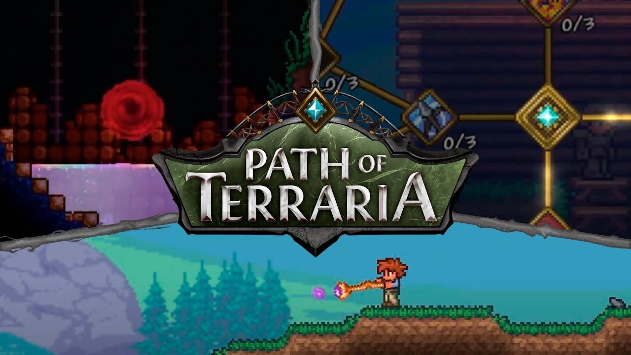 Path of Terraria BLIND Playthrough! - LIVE #unleashthearchers #lordsofthetrident