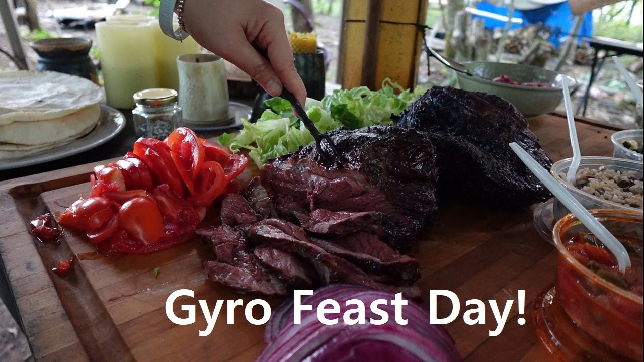 Viking Feast - Leg of Lamb Gyros
