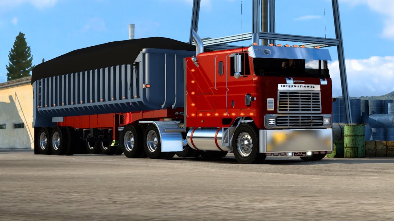 International 9670 cabover Caribbean trucking style | ATS 1.41
