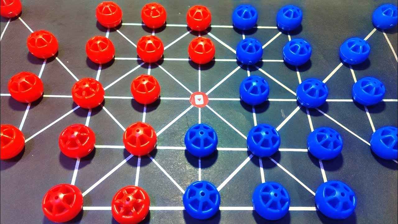 16beads game play//village style game//family game//mind game play 