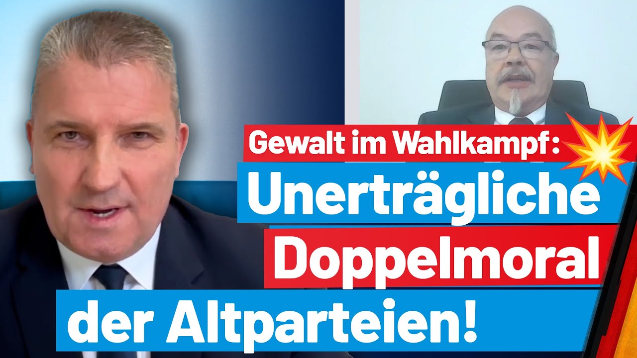 🚨Gewalt im Wahlkampf: Die Heuchelei ist unerträglich! Martin Hess & Holger Kühnlenz-AfD-Fraktions-TV