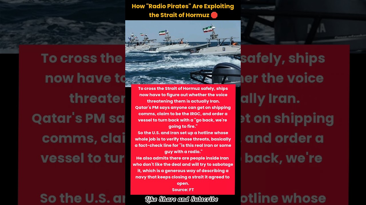 The Fake IRGC Threatens Ships in the Strait of Hormuz?! 🚢🔴