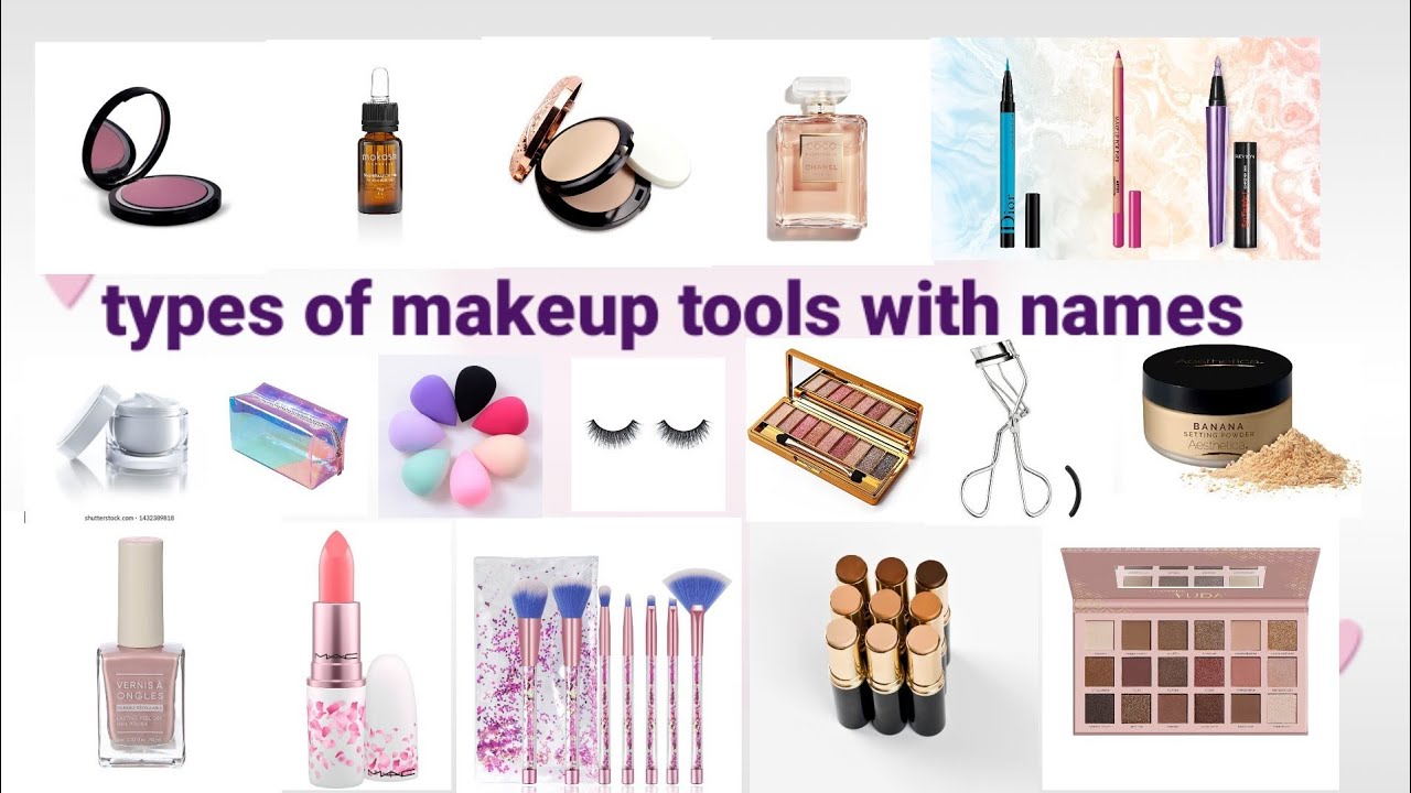 Makeup tools with names//makeup kit name list||TRENDY BUCKET