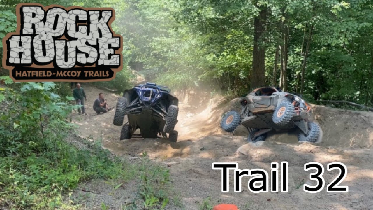 Hatfield McCoy Rockhouse Black Trail 32 | Most Difficult | Can Am X3 | Polaris Turbo S