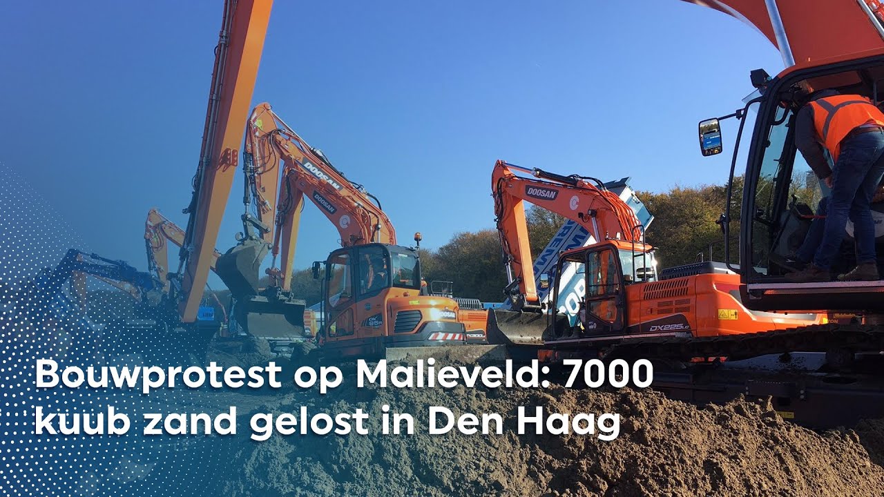 Teleurstelling dichtbij na bouwprotest Malieveld | RTV Oost