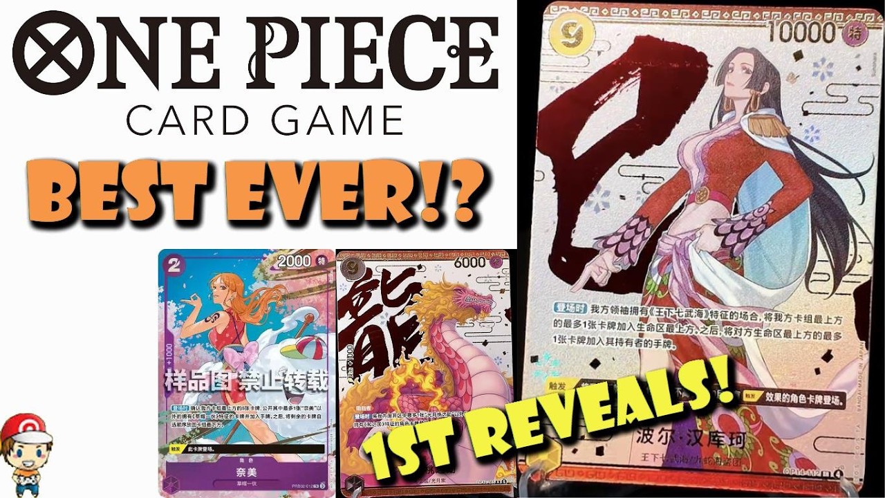 Лучший продукт в истории One Piece TCG!? ПЕРВЫЕ карты Зодиака невероятно хороши! Хэнкок! (Новости...