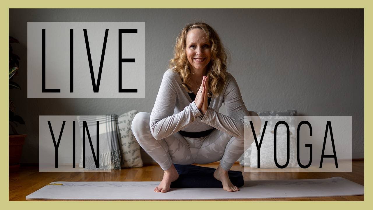 60 min Live 🤫 Minimal Cues 🤫 Yin Yoga Release the Day 🧘Sequence | YwM 562