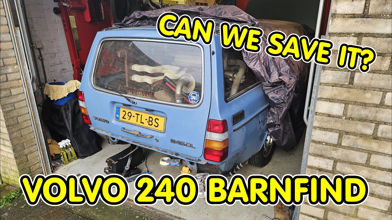 My new volvo 245 Barnfind sat for 12 Years! - Part 1/2