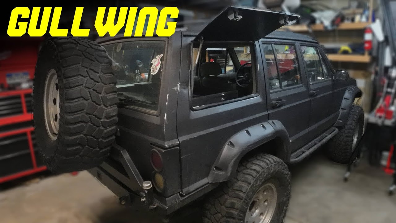 Окно «Крыло чайки» своими руками менее чем за 90 долларов | Зимняя сборка Jeep XJ, эпизод 5