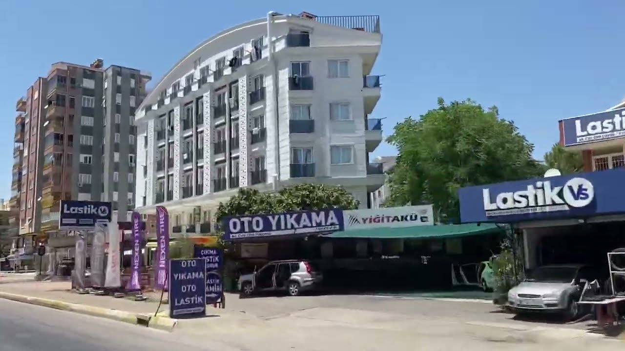 Walk around the city. Antalya. Konyaalti Beach #videocities