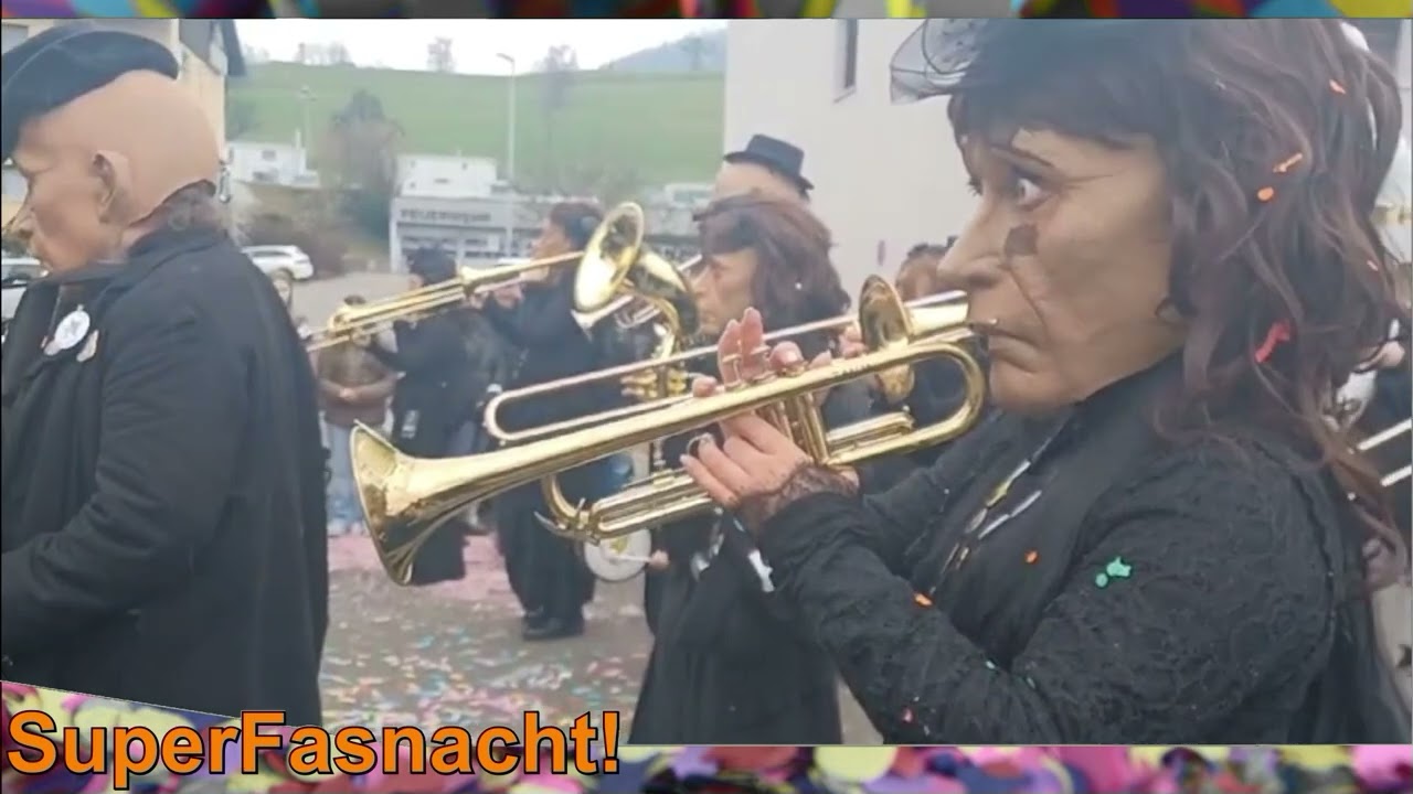 Dörflifasnacht Dierike 2025 - (Näbelhüüler, Bärg-Wörze, Rotsee-Husaren)