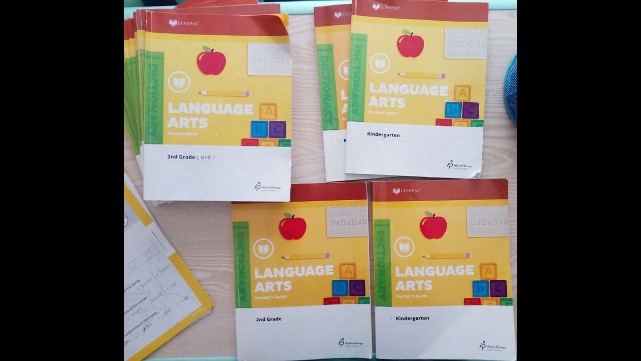 Lifepac Language Arts Curriculum K and 2nd grade Flip Through | Part 2
