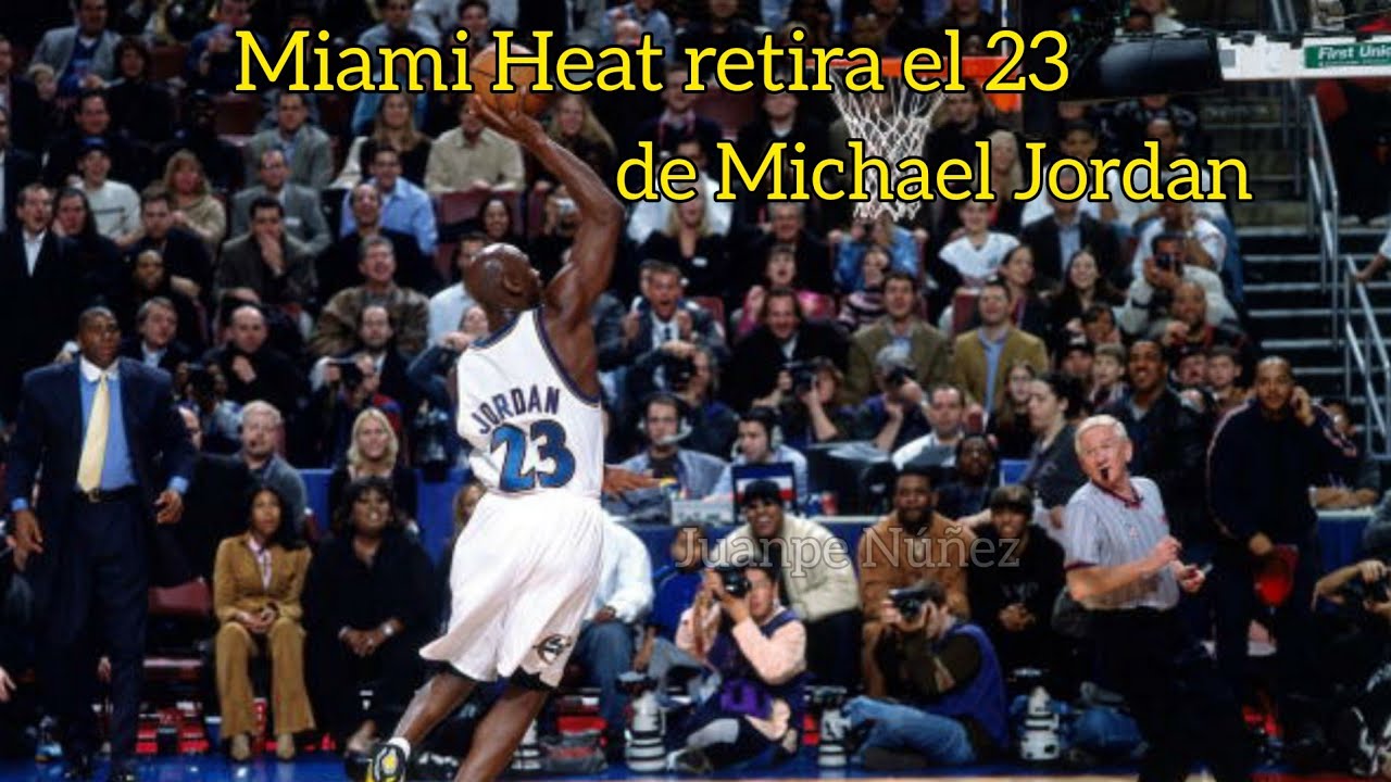 Miami Heat retira el número 23 de Michael Jordan