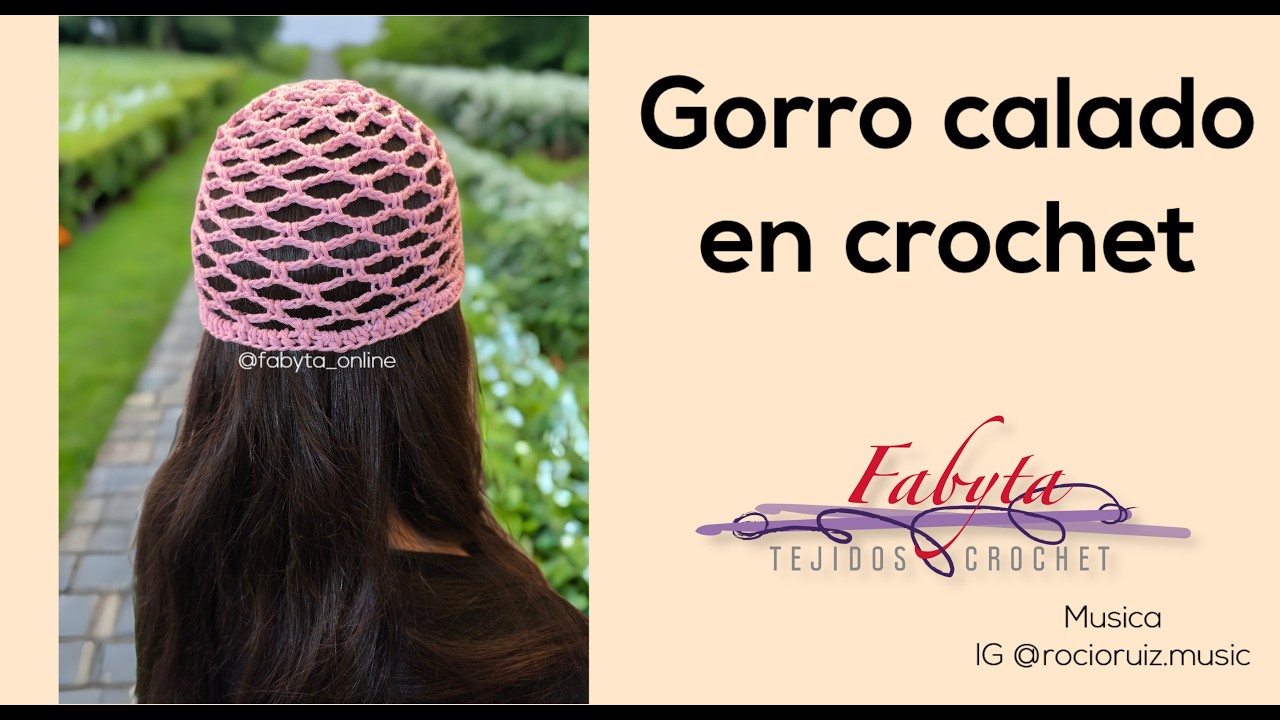 Gorro calado en crochet, muy fácil y rapido de hacer #gorromalla #casquete