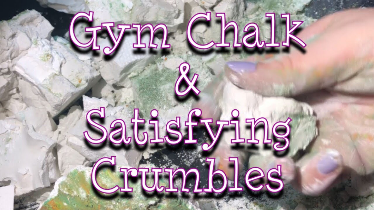 Satisfying + ASMR : Gym Chalk and other Crumbles : Relaxation Aid