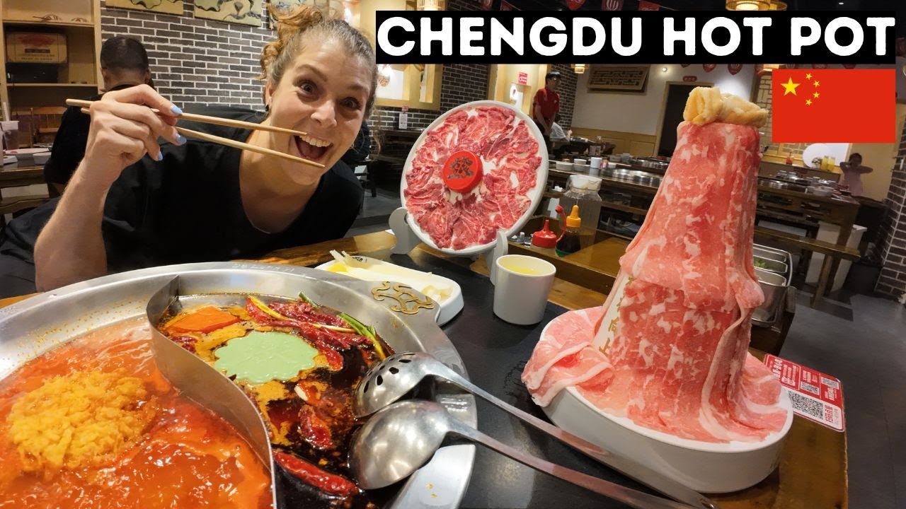 Our First Sichuan Hot Pot in China 🇨🇳 Insanely Spicy ...