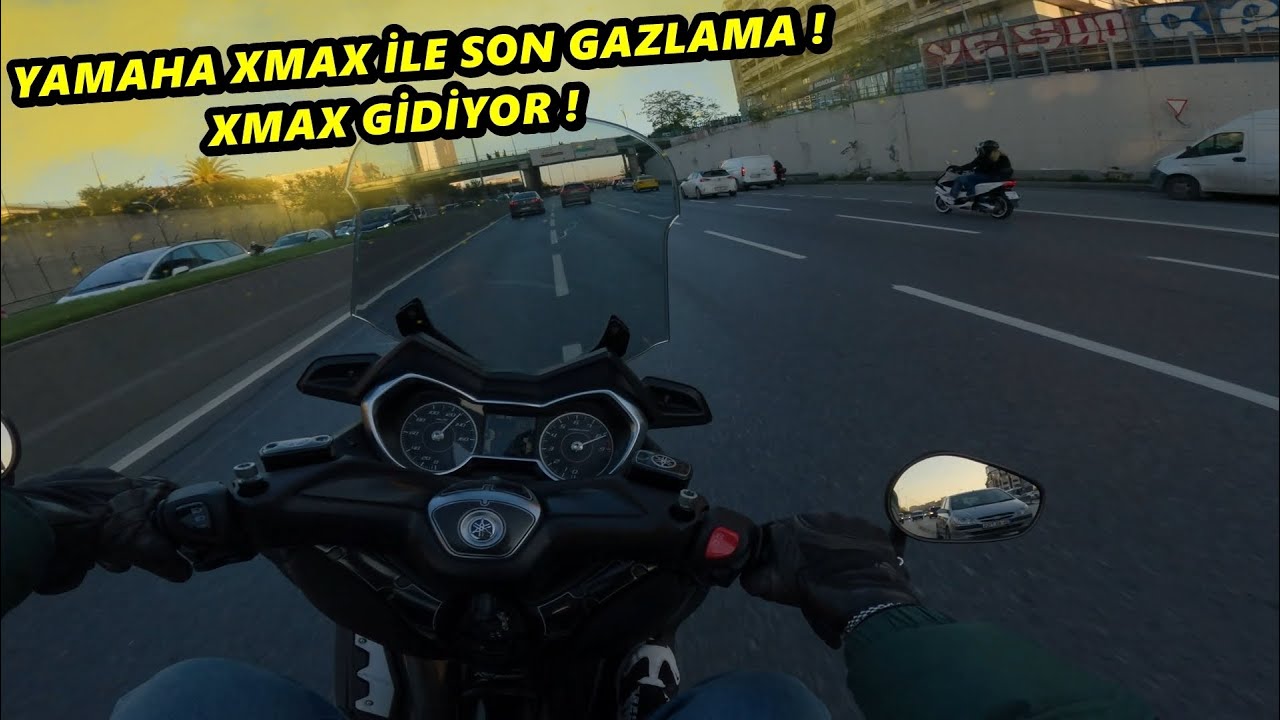 YAMAHA XMAX İLE GAZLAMAK! | DÖRT MOTOR BULUŞTUK VE GAZLADIK ! |  MOTOVLOG