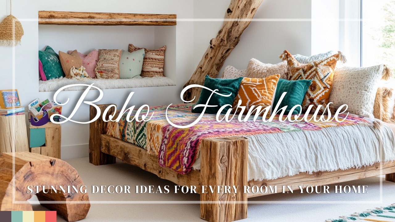 Boho Farmhouse Fusion: Stunning Decor Ideas for Every Room in Your Home