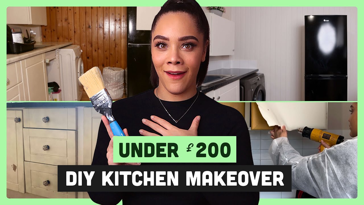 DIY Kitchen Makeover on Extreme Budget | UNDER £200
