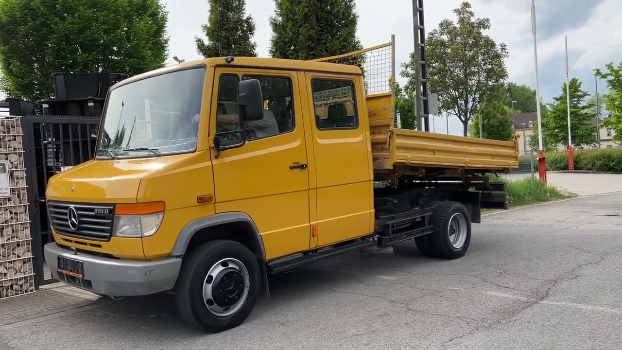 LKW Mercedes-Benz 815 D VARIO DoKa Kipper Grüne Plakette 146 tkm